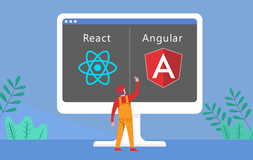 react and angular differences