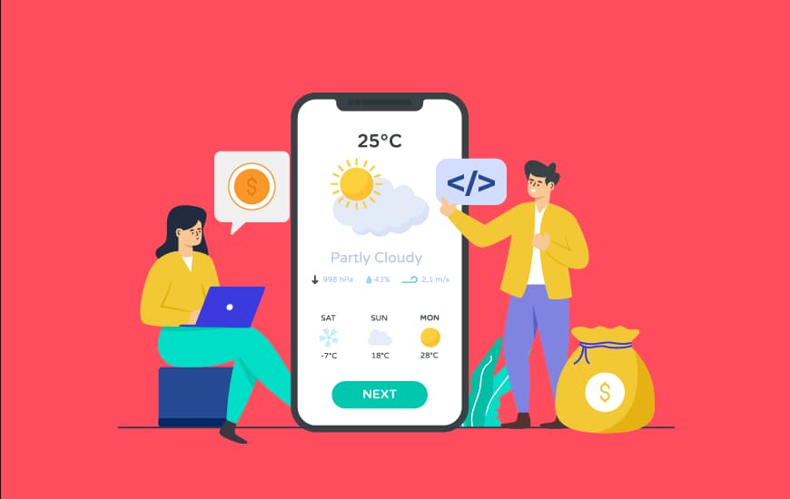 Cost of Weather App development