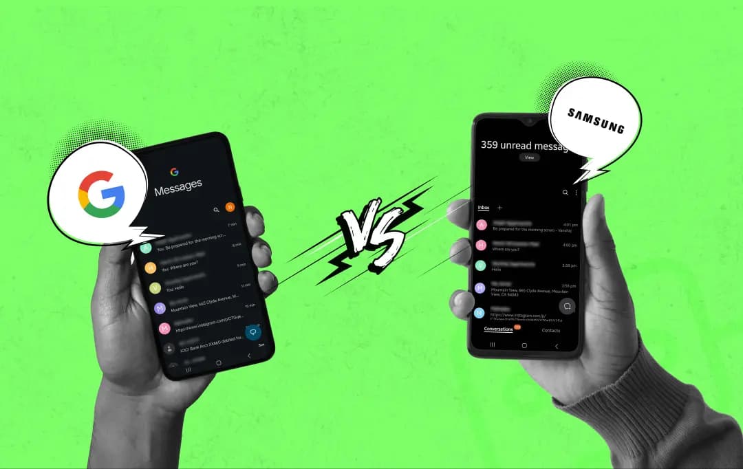 google messages vs samsung messages