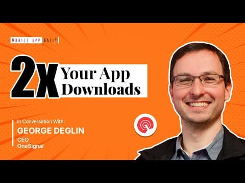 From handling 2 billion messages per day to partnering with complementary services -OneSignal’s CEO, George Deglin