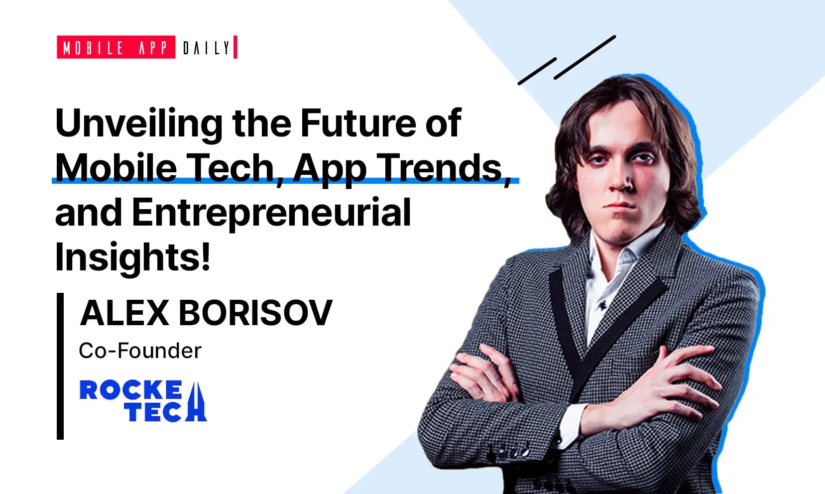 Achieving Business Goals With Creative Innovations - Alex Borisov, Co-Founder of Rocketech banner