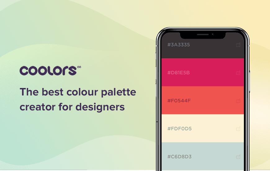 Coolors app banner