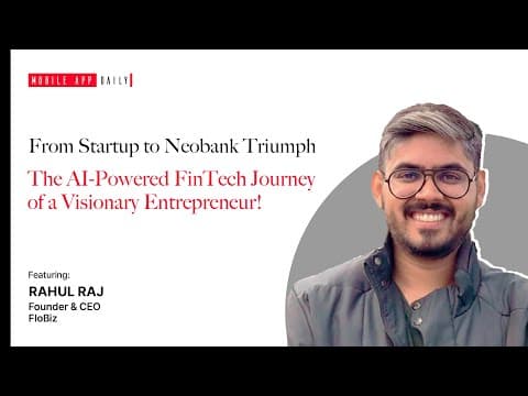 From $265M daily crypto trades to India’s largest SMB Neobank - Uncover Rahul Raj’s Journey