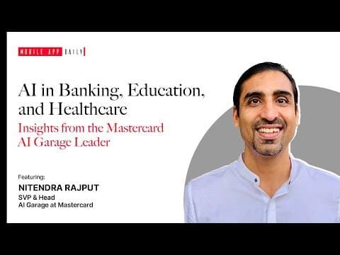 AI is going to become pervasive or it’s already getting pervasive like electricity - Exclusive Interview with Nitendra Rajput (Senior Vice President - MasterCard’s AI Garage)