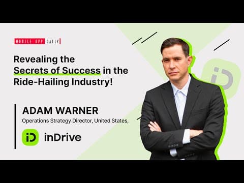 From a Social-Media Initiative to Democratizing Cab Solutions in Over 48 Countries - An Exclusive Interview with Adam Warner, inDrive!