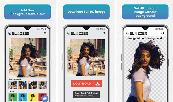 Slazzer App: Erase background and add custom backgrounds in seconds