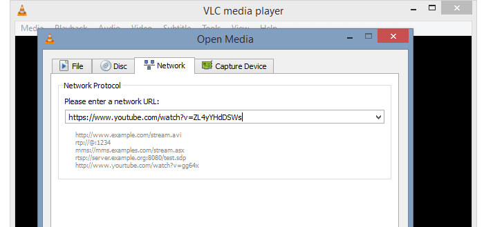 download videos from youtube using vlc