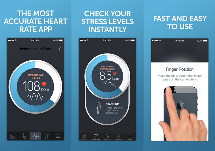 Instant Heart Rate: An app to monitor 